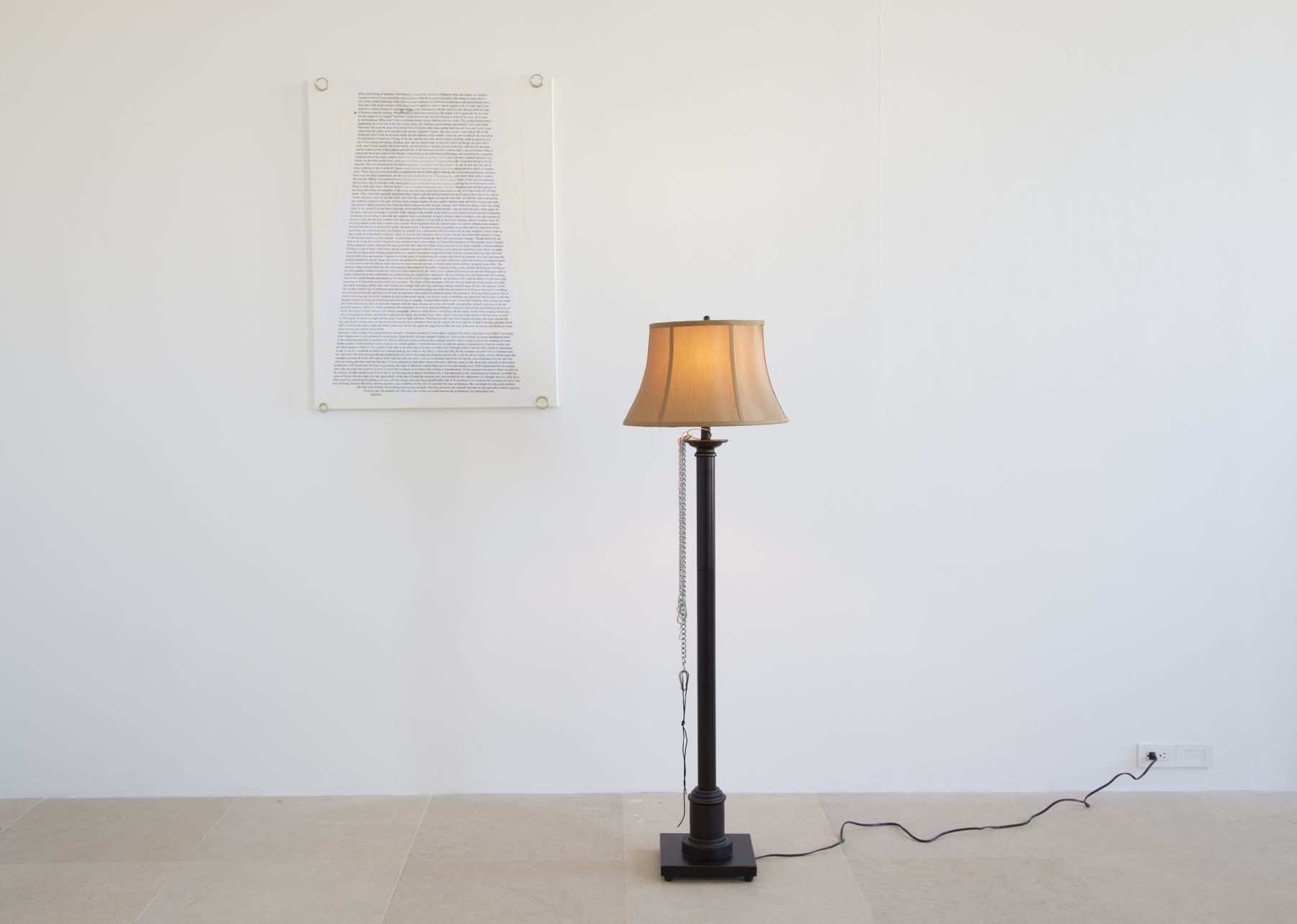Installation view Greene Naftali, New York, 2008