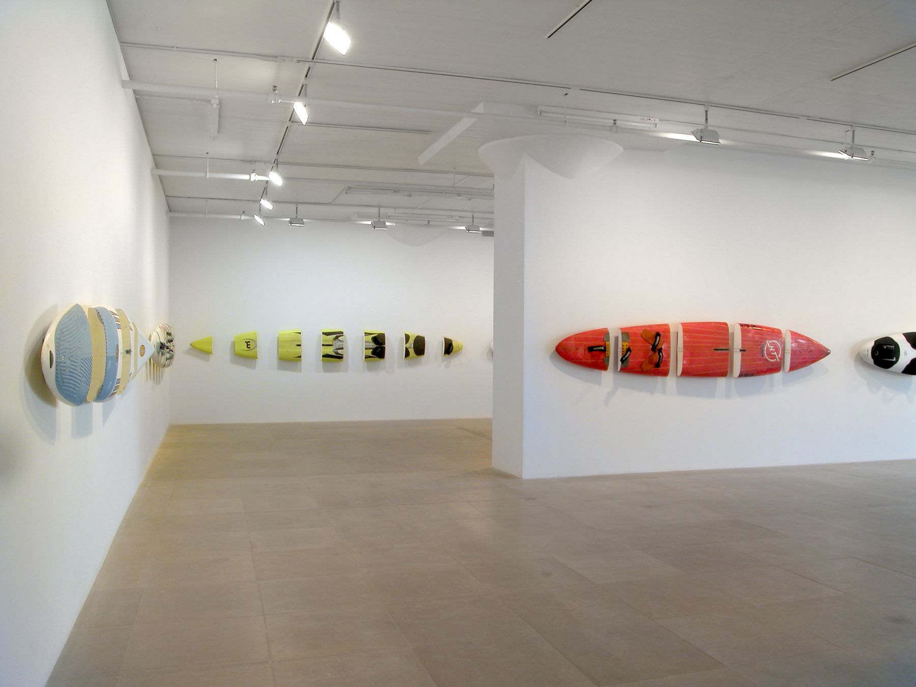 Michael Krebber, Installation view, Greene Naftali, New York, 2008