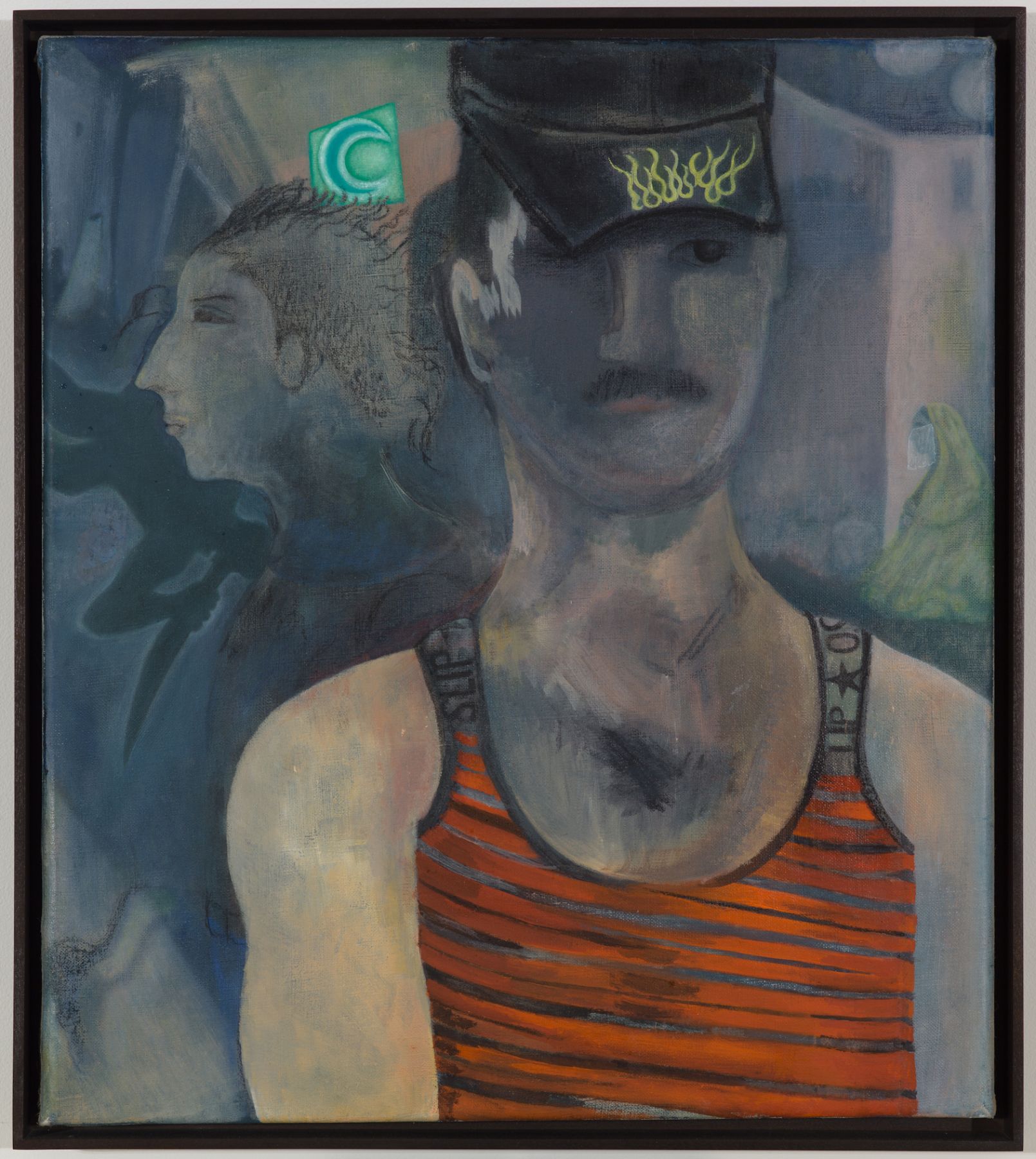 Katharina Wulff Untitled, 2010 Oil and charcoal on canvas 18 x 15 3/4 inches 45.7 x 40 cm