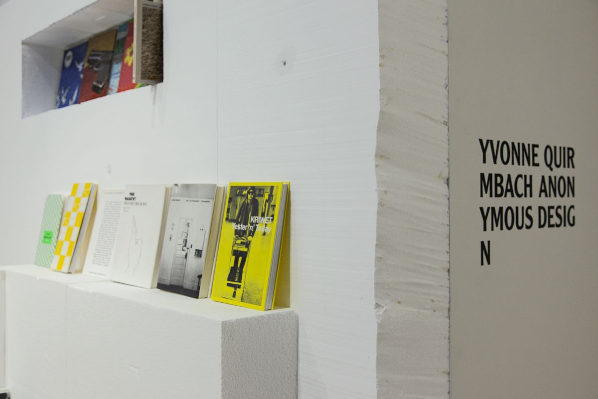 Yvonne Quirmbach, Installation view, Anonymous Design, 2018