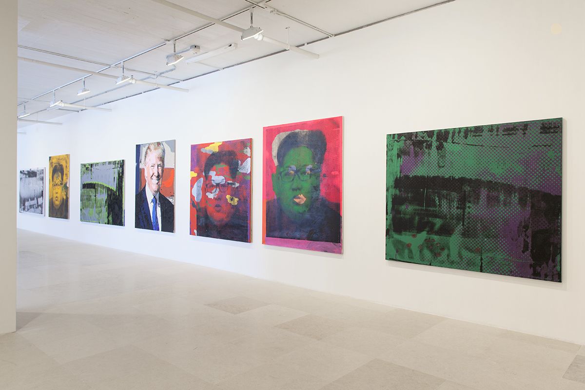 Mathieu Malouf, Installation view, Toxic Masculinity Fallout Shelter, Greene Naftali, New York, 2017