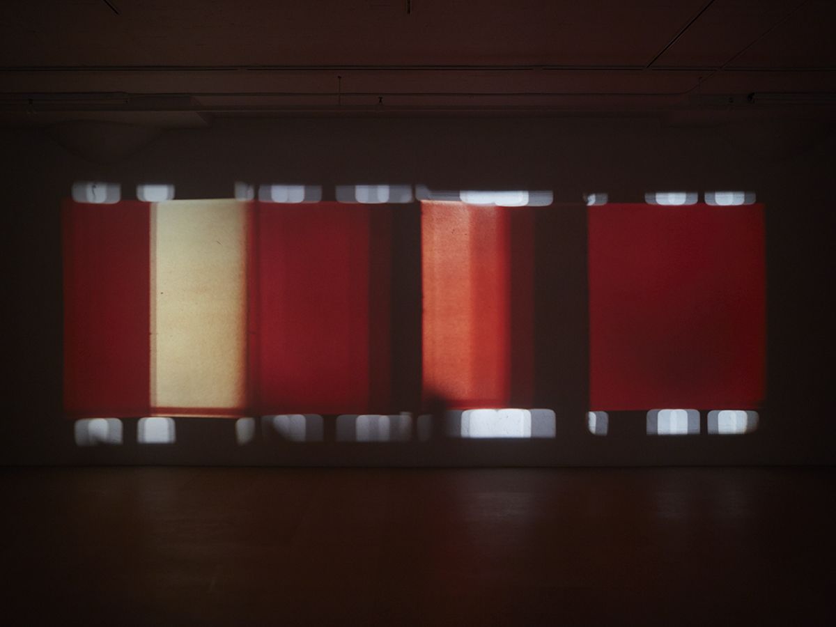 Paul sharits Installation view, Dream Displacement, Greene Naftali, New York, 2015
