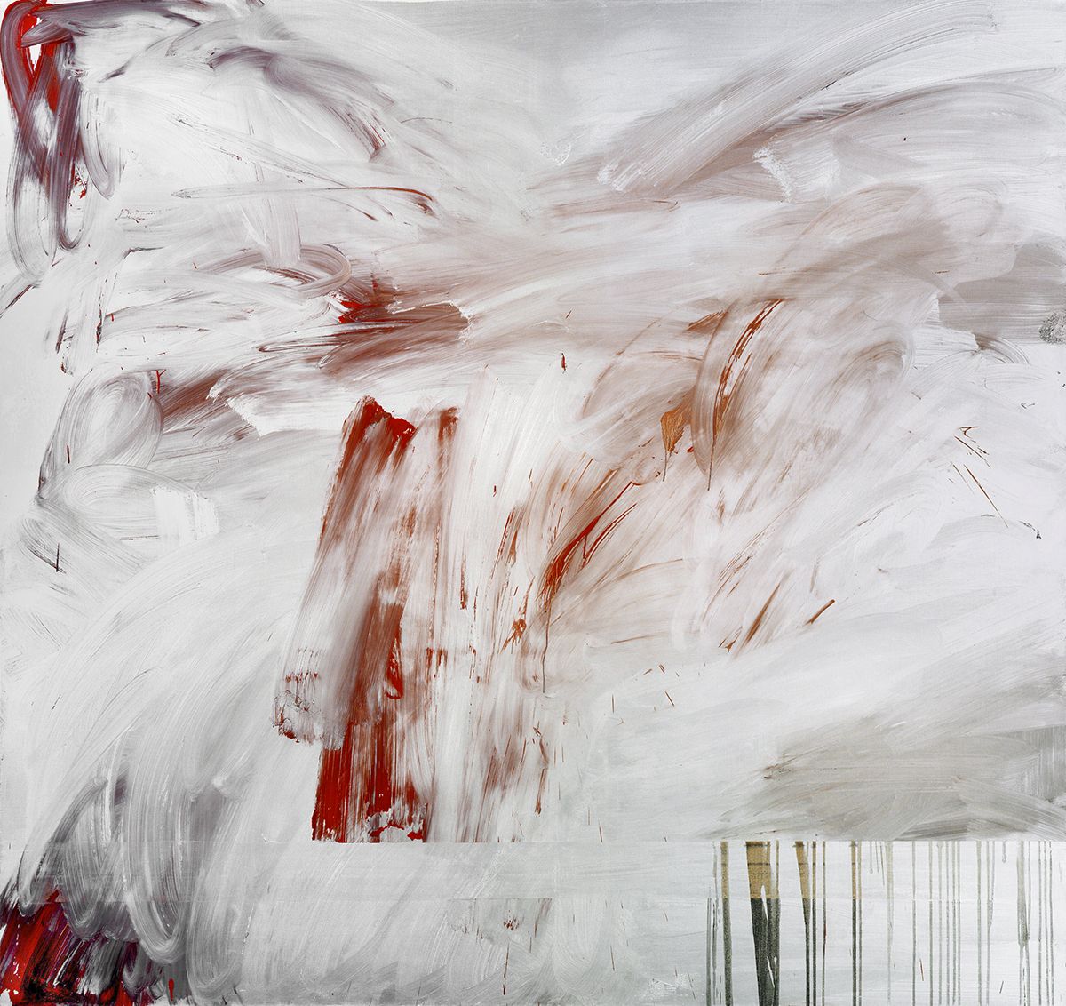 Jacqueline Humphries Judith, 2006 oil on linen 90 x 96 inches 228.6 x 243.8 cm