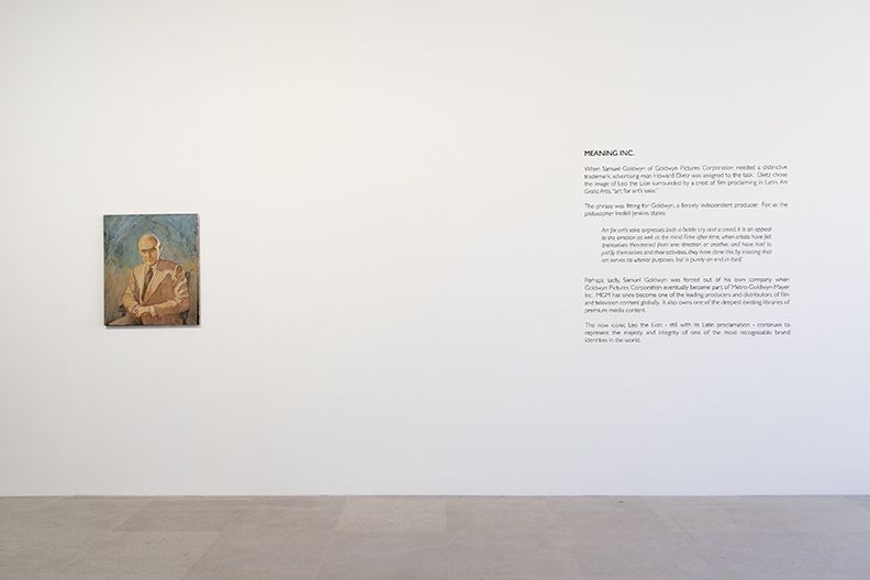 Michael Fullerton, Installation view, Meaning Inc., Greene Naftali, New York, 2014