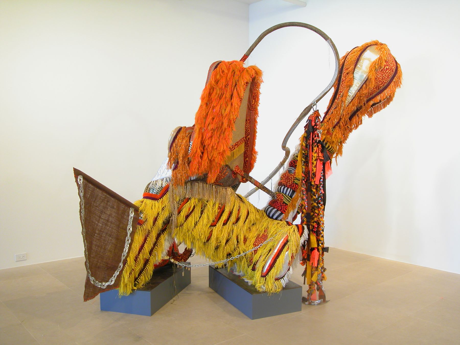 jim drain, Orange Shadow, 2007, Mixed media, 96 x 116 x 60 inches