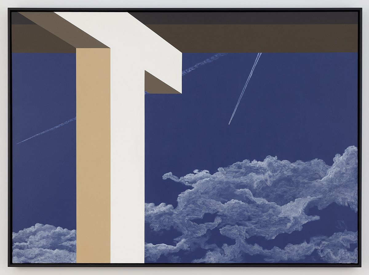 Allan D'Arcangelo Without Sound Two, 1982 Acrylic on Canvas 48 x 66 inches (121.9 x 167.6 cm)