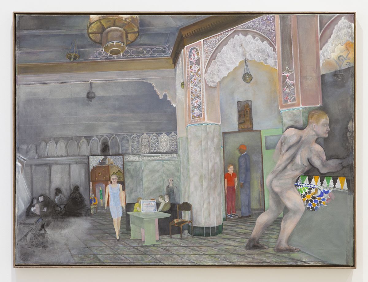 Katharina Wulff Untitled, 2016 Oil on canvas 51 3/8 x 68 3/4 inches (130.7 x 174.5 cm) Frame: 52 5/8 x 69 5/8 x 2 3/8 inches (133.7 x 176.8 x 6 cm)
