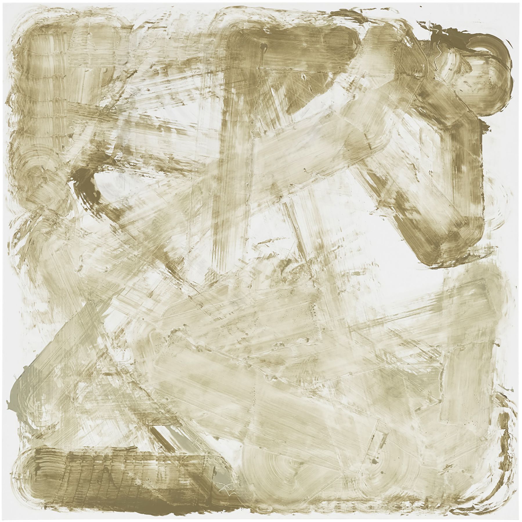 Reena Spaulings Later Seascapes, 2015 Farrow & Ball “estate emulsions” on canvas 106 3/8 x 106 3/8 inches (270 x 270 cm)