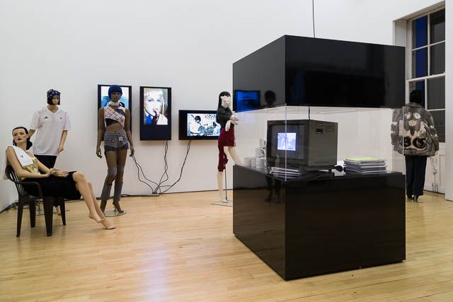 Bernadette Corporation, installation view, Bernadette Corporation: 2000 Wasted Years, ICA, London, 2013