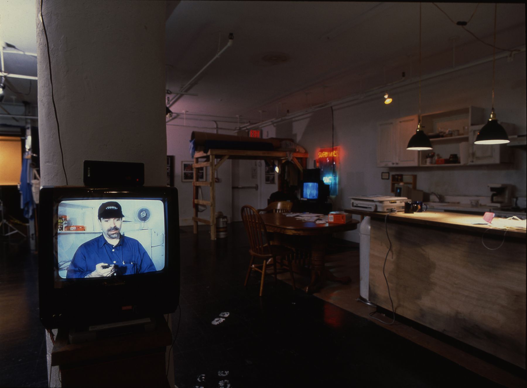 Michael Smith, Open House, Installation view, New Museum, NY, 1999 In collaboration with Joshua White