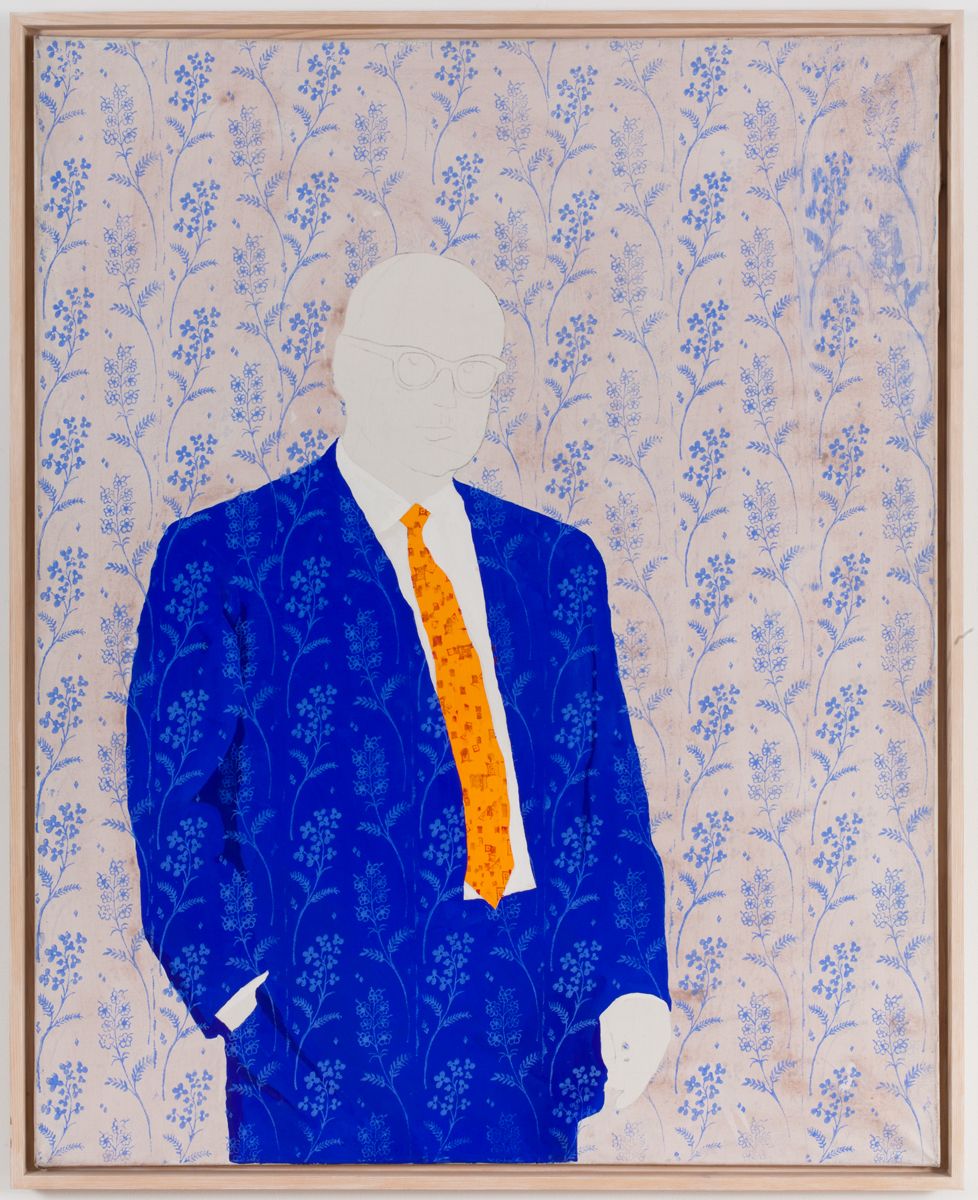 Konrad Lueg, Untitled (Onkel), 1965, Casein tempera on canvas, 49 1/4 x 39 3/8 inches