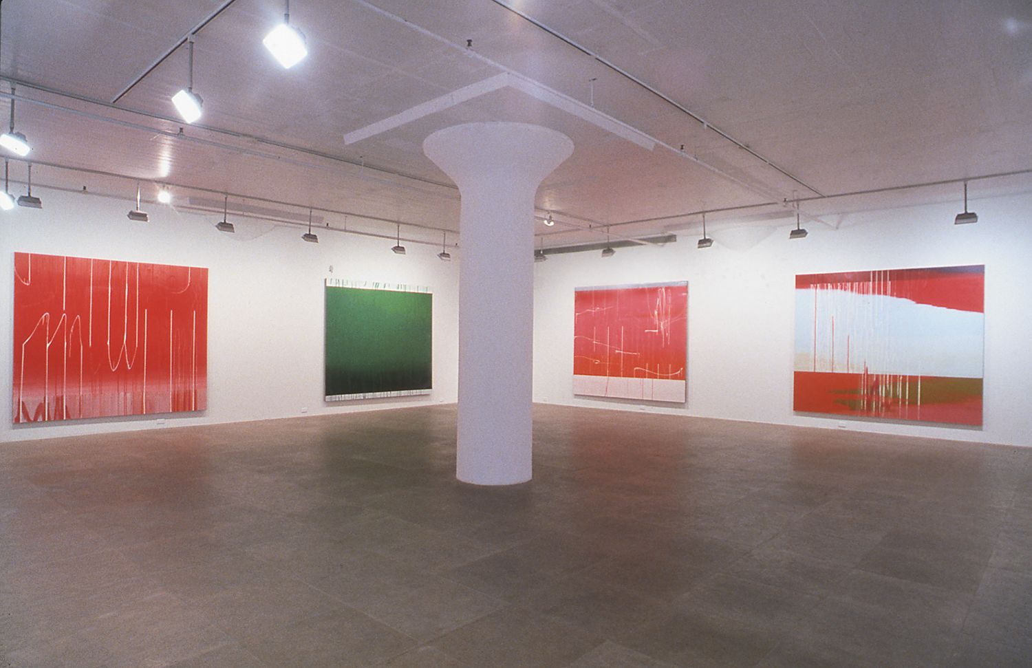 Installation view, Greene Naftali, New York, 2001
