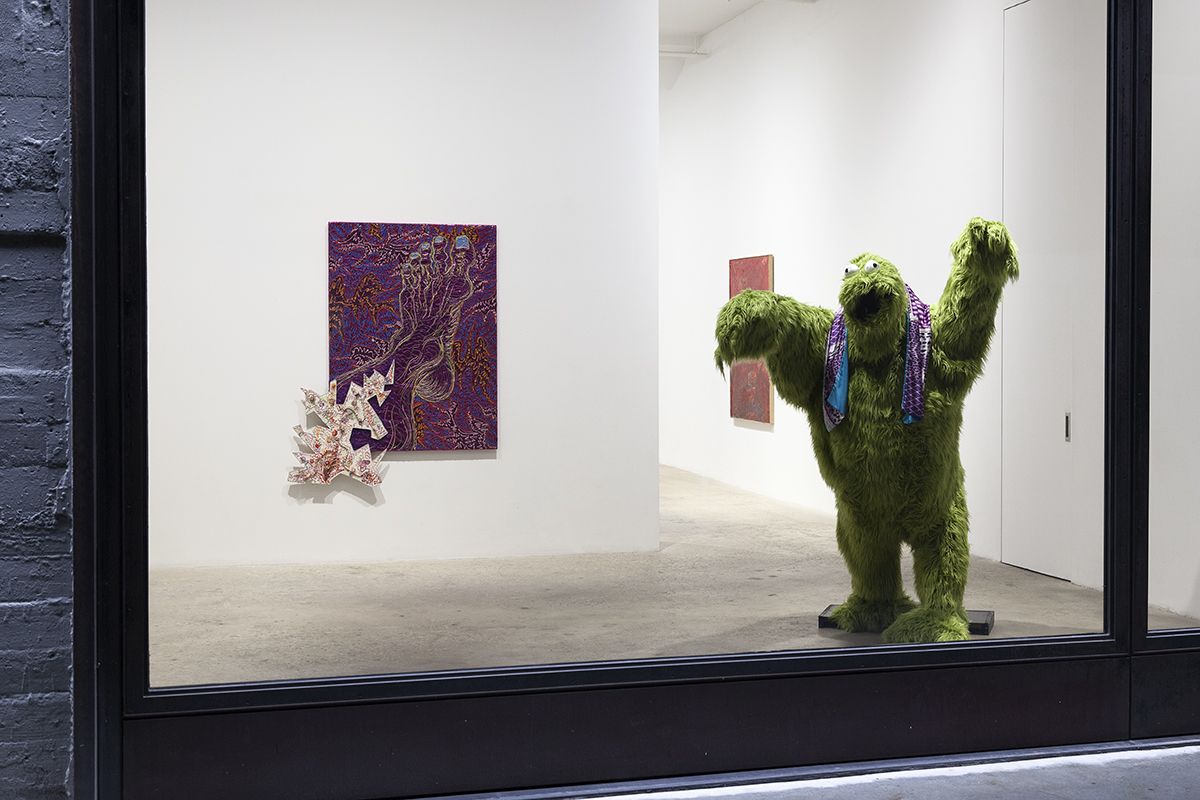 Installation view, Infected Foot, Greene Naftali, 2017