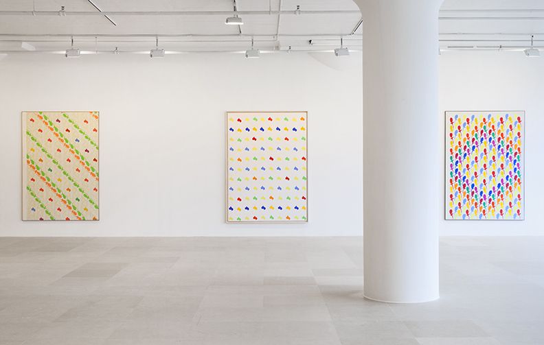 Konrad Lueg, Installation view, Greene Naftali, New York, 2013