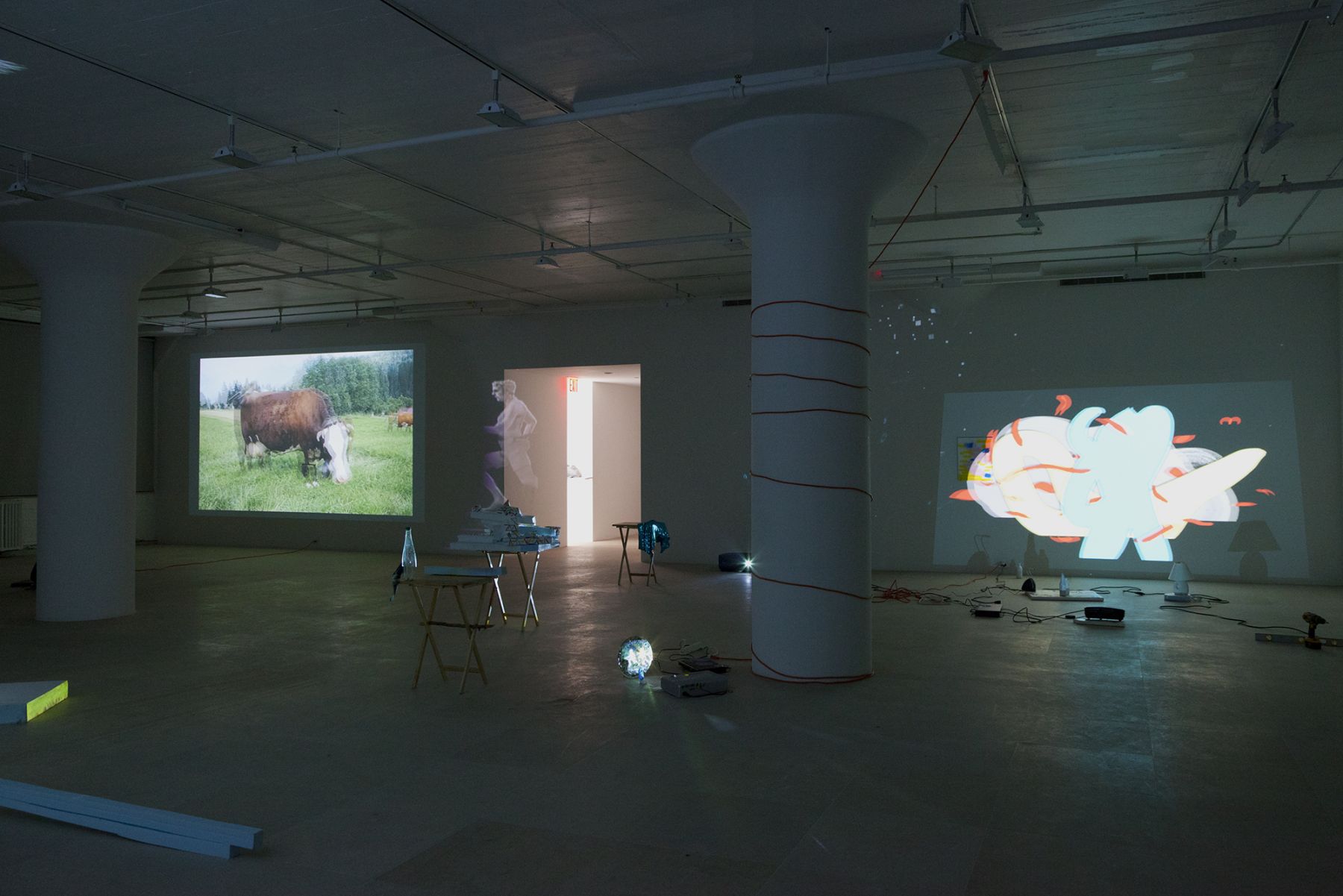 Installation view, The Biggest Circle, Greene Naftali, New York, 2012