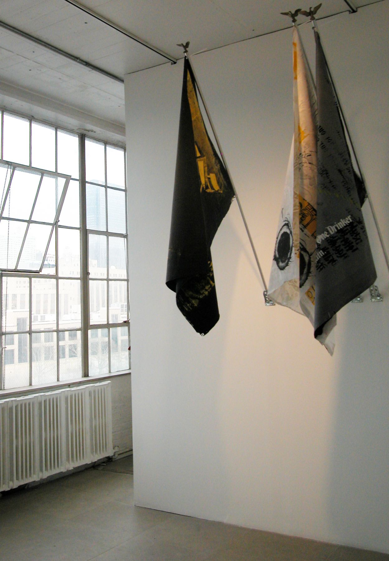 Installation view, The Failever of Judgement Part III, Greene Naftali, New York, 2005