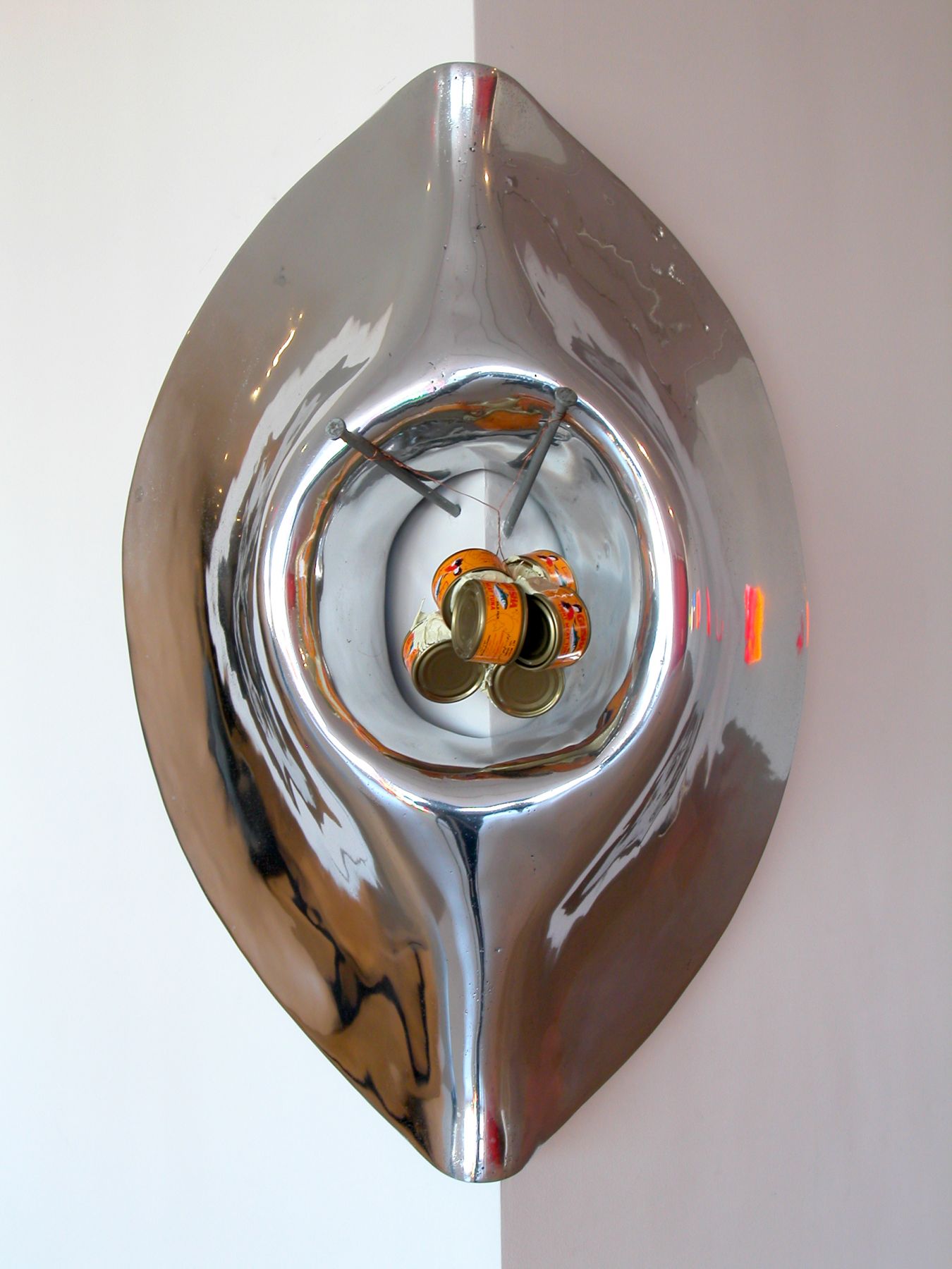Jason Rhoades, Meccavulva (sculpture to illuminate corner of wall) with Tuna Stone, 2003, 38 x 31 x 27 inches