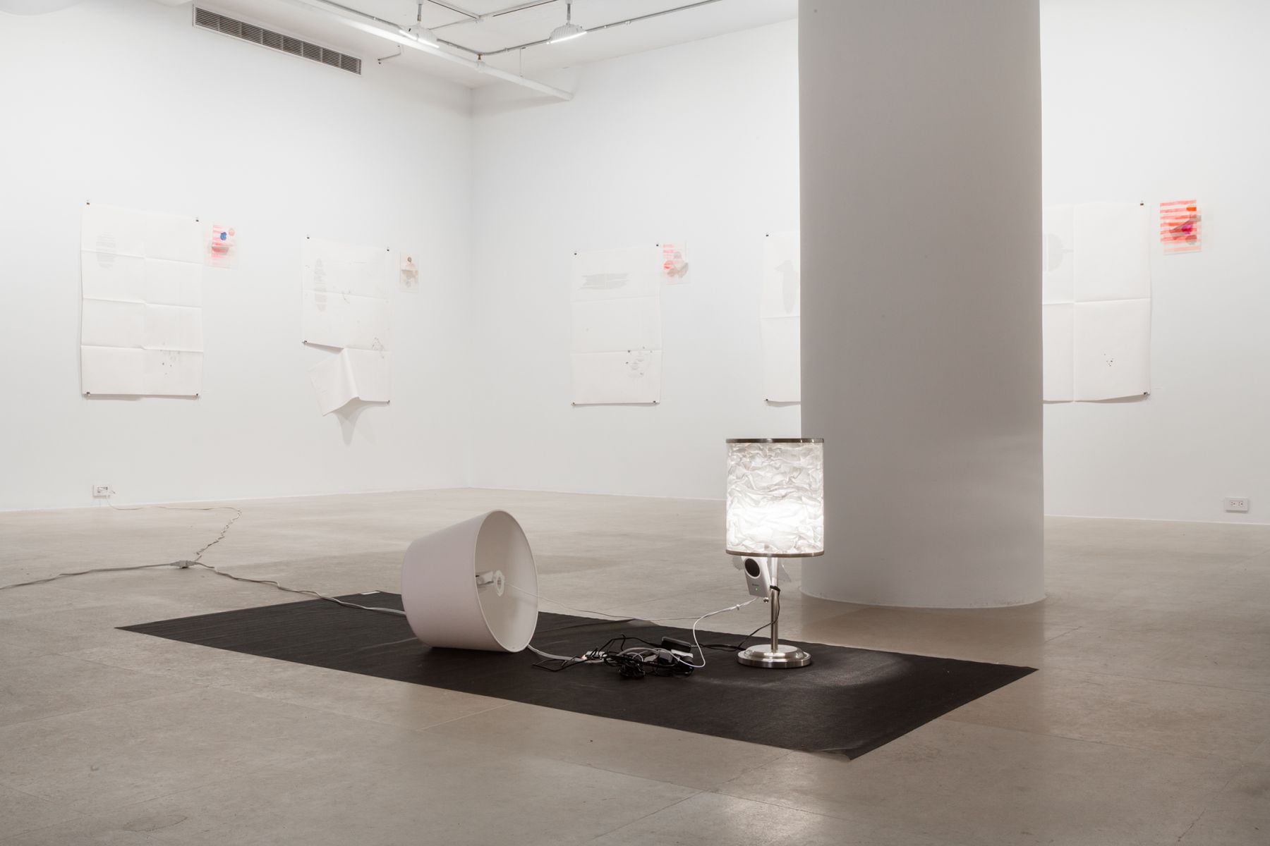 Josef Strau, Installation view, Exercises ab initio…, Greene Naftali, New York, 2012