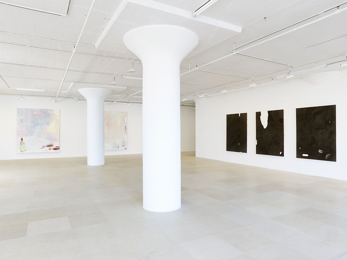 Monika Baer, Installation view, on hold, Greene Naftali, New York, 2015
