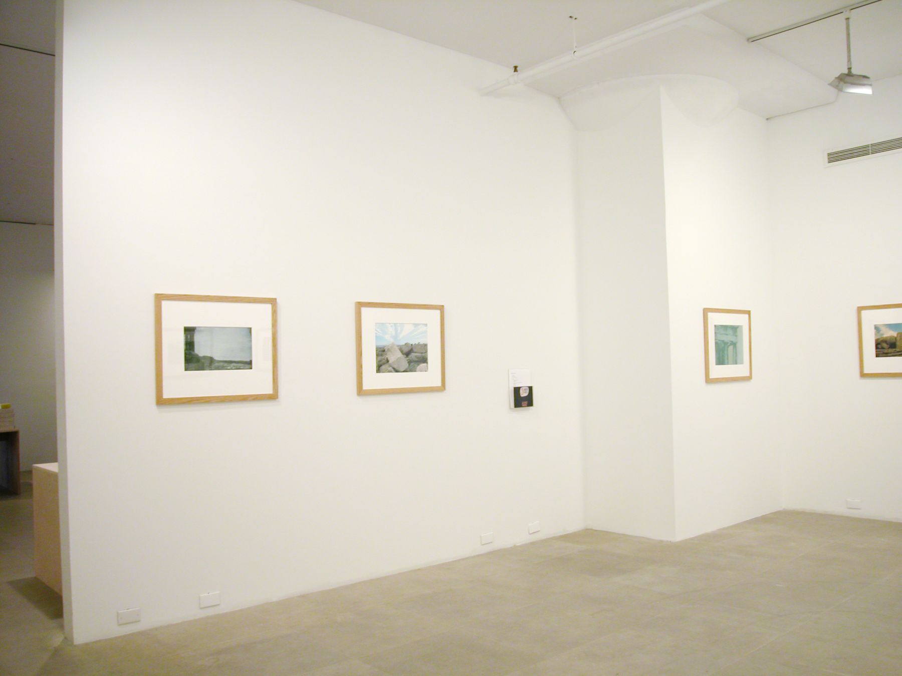 Josef Strau, Installation view, Photo +, Greene Naftali, New York, 2003