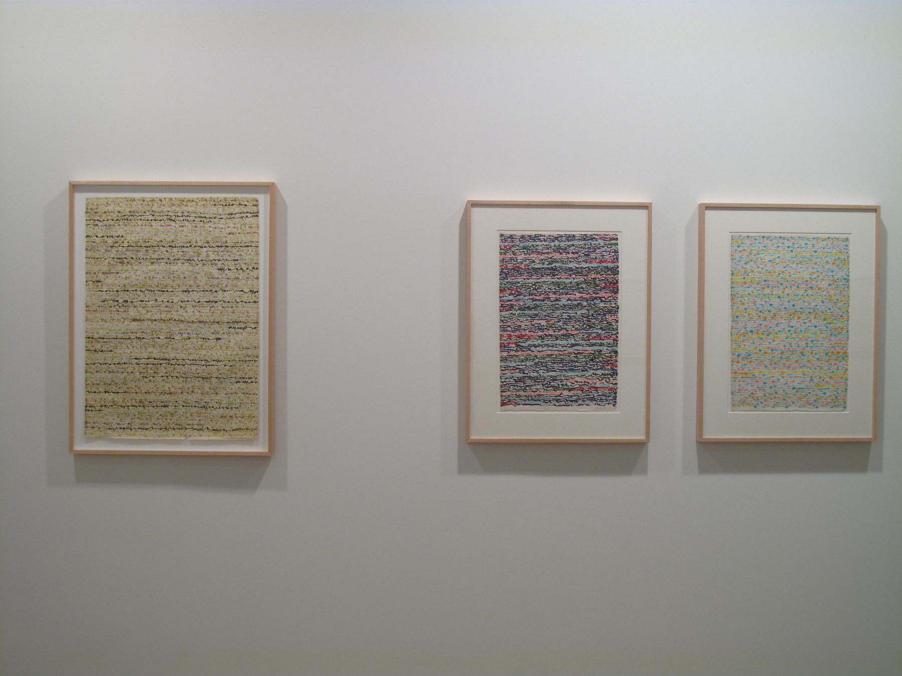 Installation view, Greene Naftali, New York, 2009
