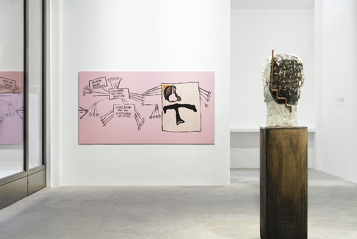 Installation view, 7 Painters, Greene Naftali, New York, 2019