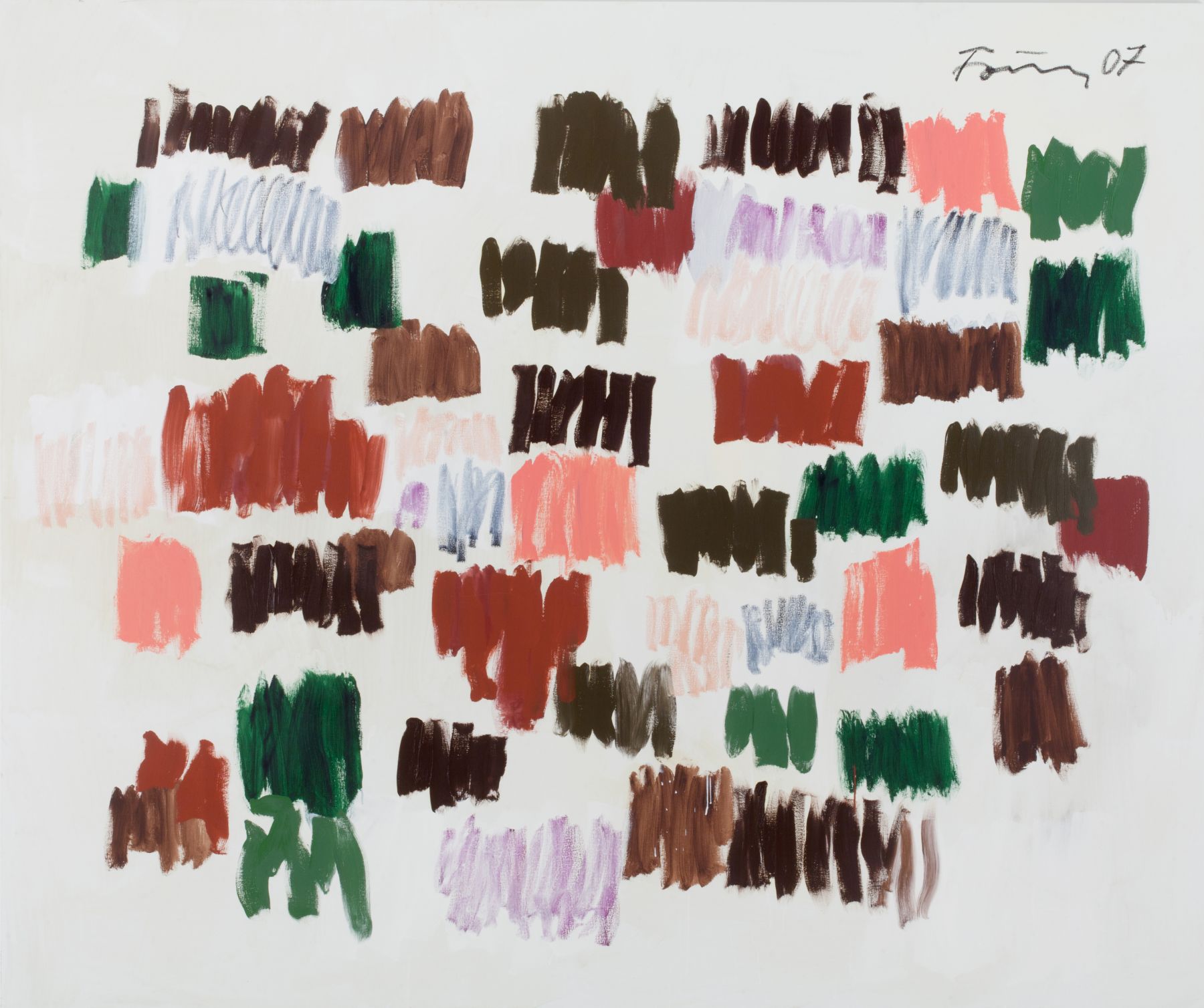 Gunther Forg, Untitled, 2007, Acrylic and oil on canvas, 78 3/4 x 94 1/2 inches