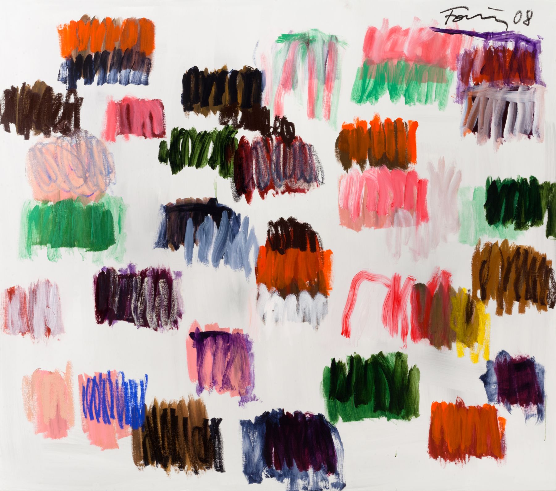 Gunther Forg, Untitled, 2008, Acrylic and oil on canvas, 68 7/8 x 78 3/4 inches