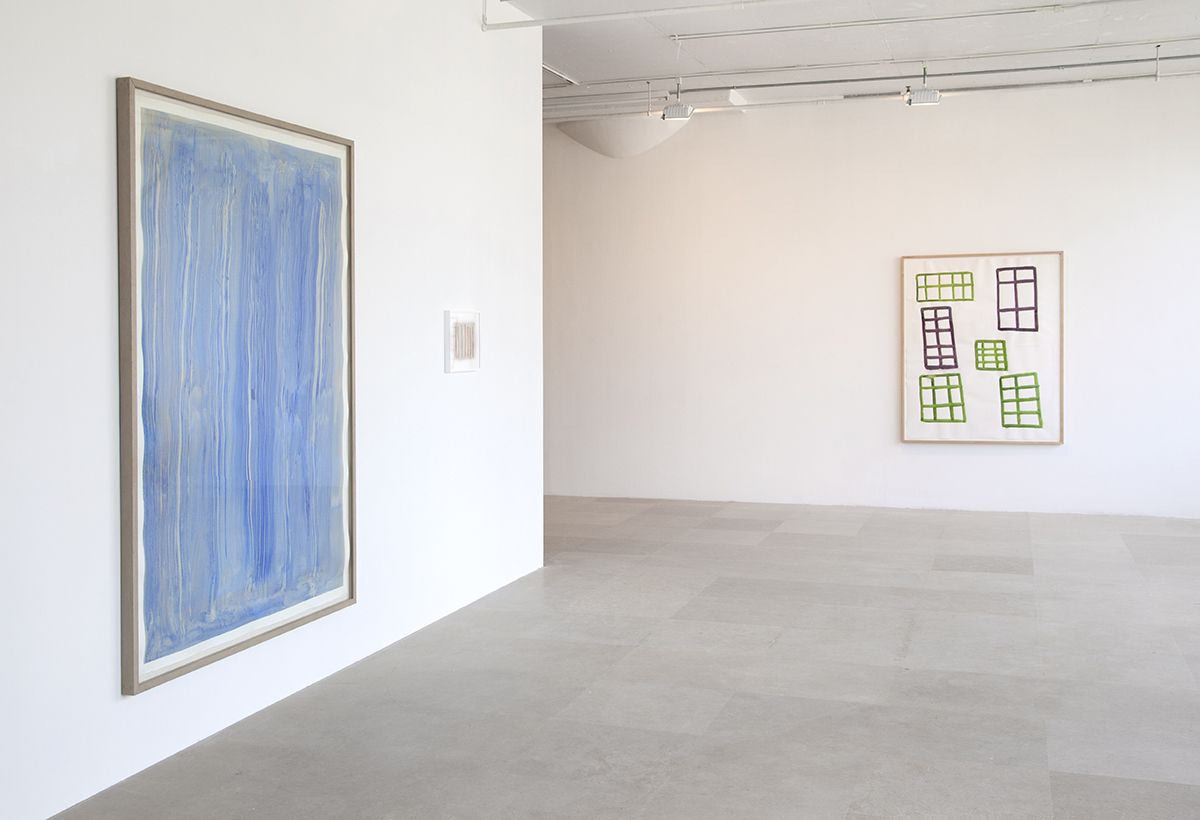 Günther Förg, Installation view, Works On Paper: 1976 - 2008, Greene Naftali, New York, 2016