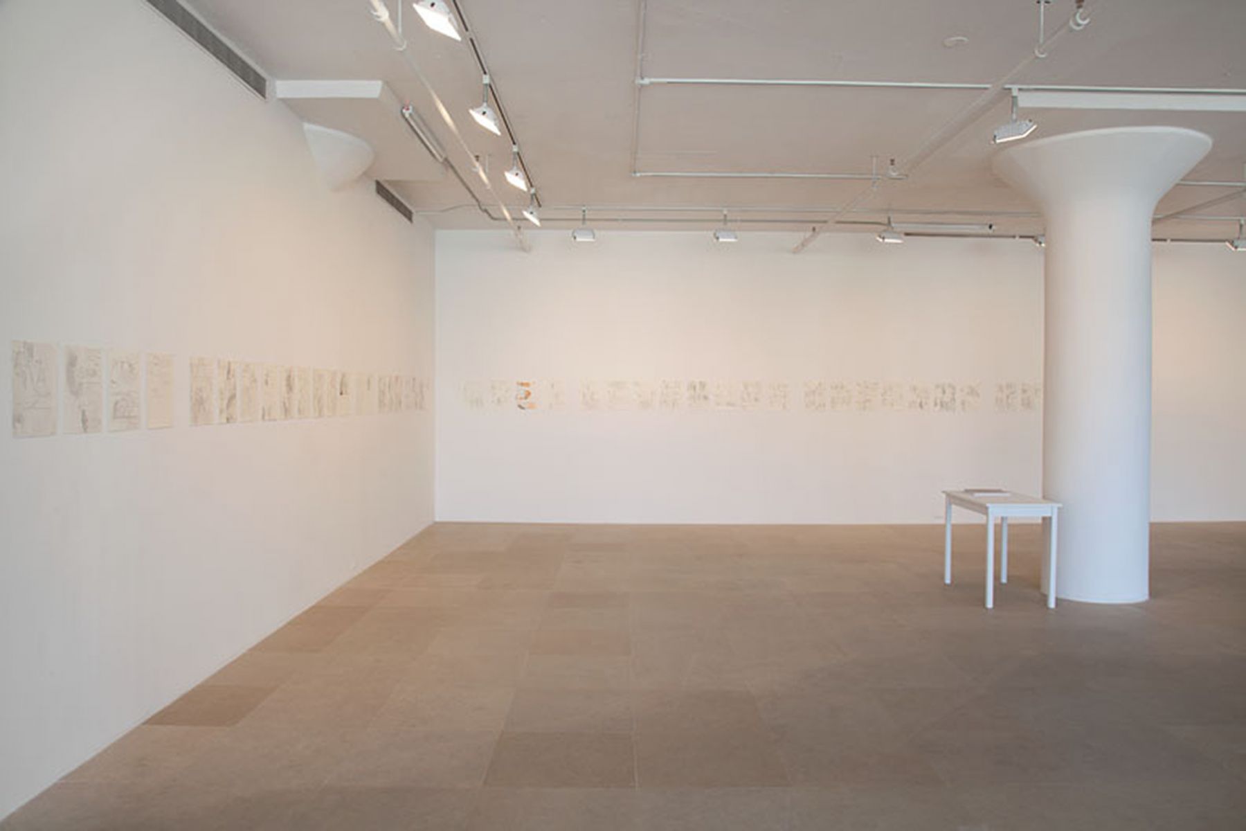 Installation view, Greene Naftali, New York, 2011