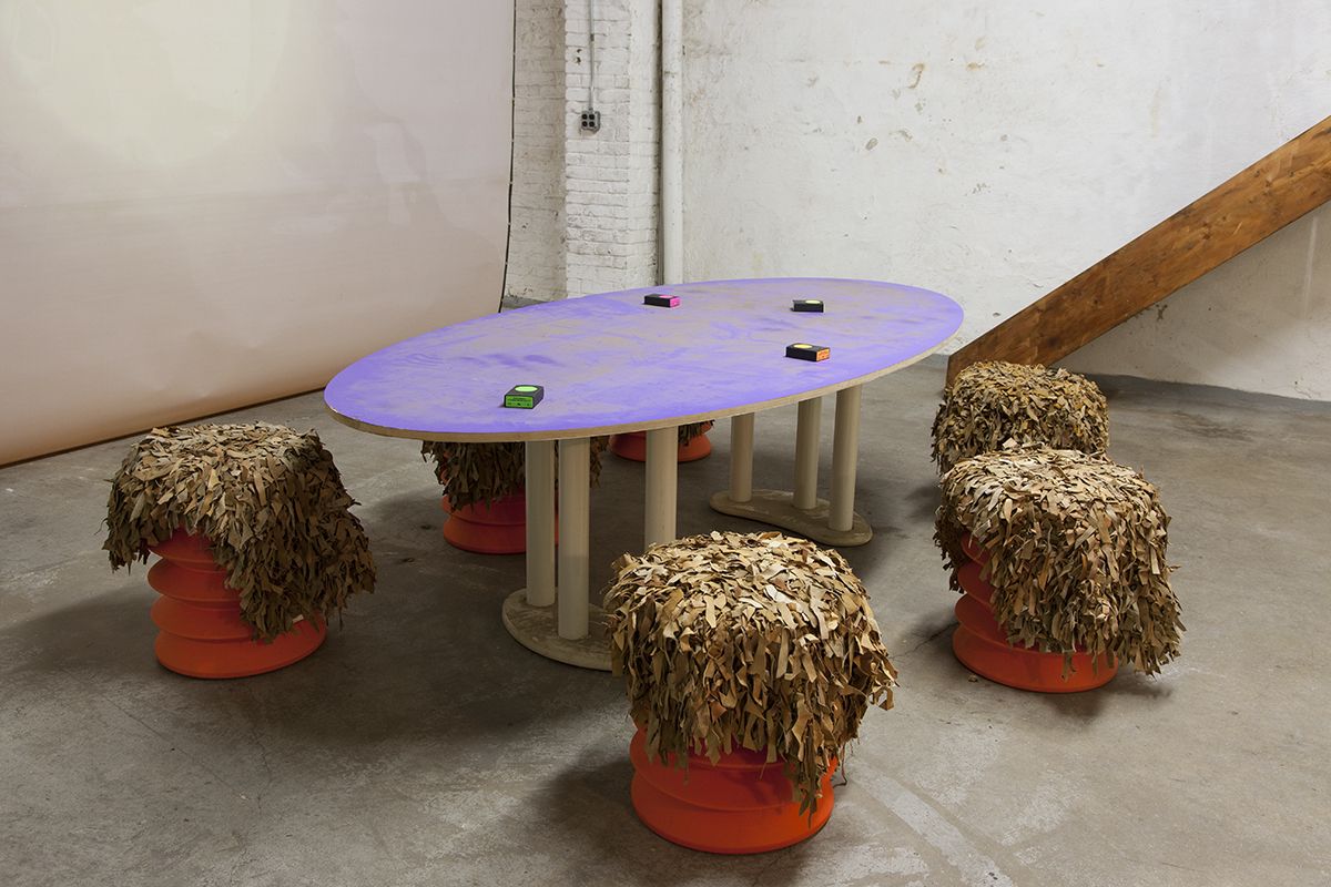 Lutz Bacher, BURPLE, 2015-2016