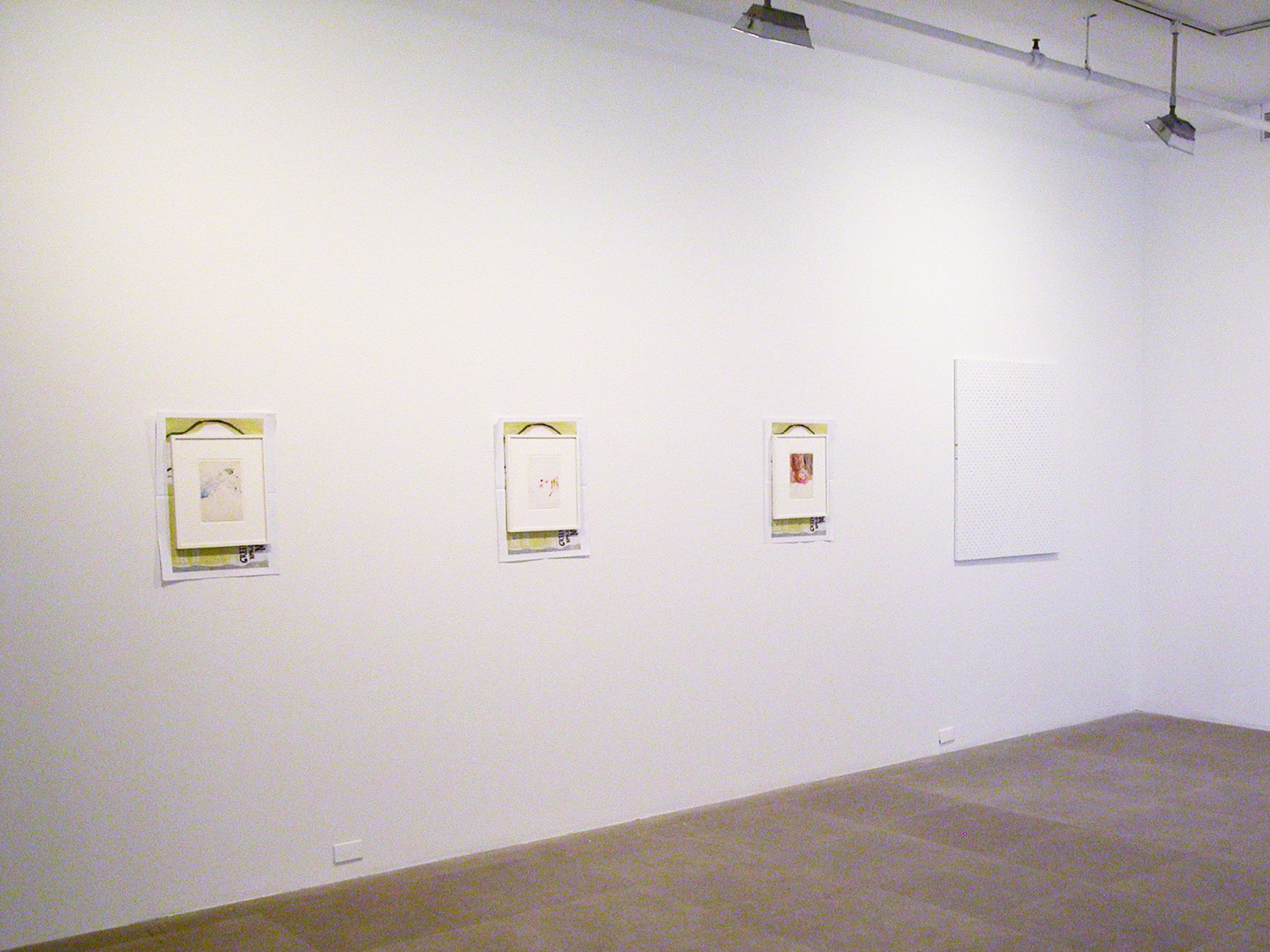 Installation view, Connecting Sugar with Hollywood, Greene Naftali, New York, 2006