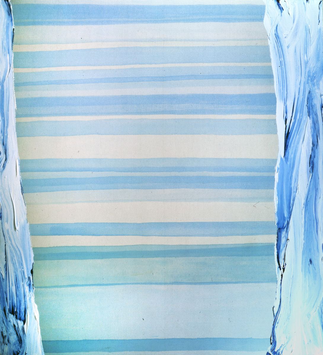 Laura Owens, Untitled, 1995, Acrylic on canvas, 66 x 60 inches
