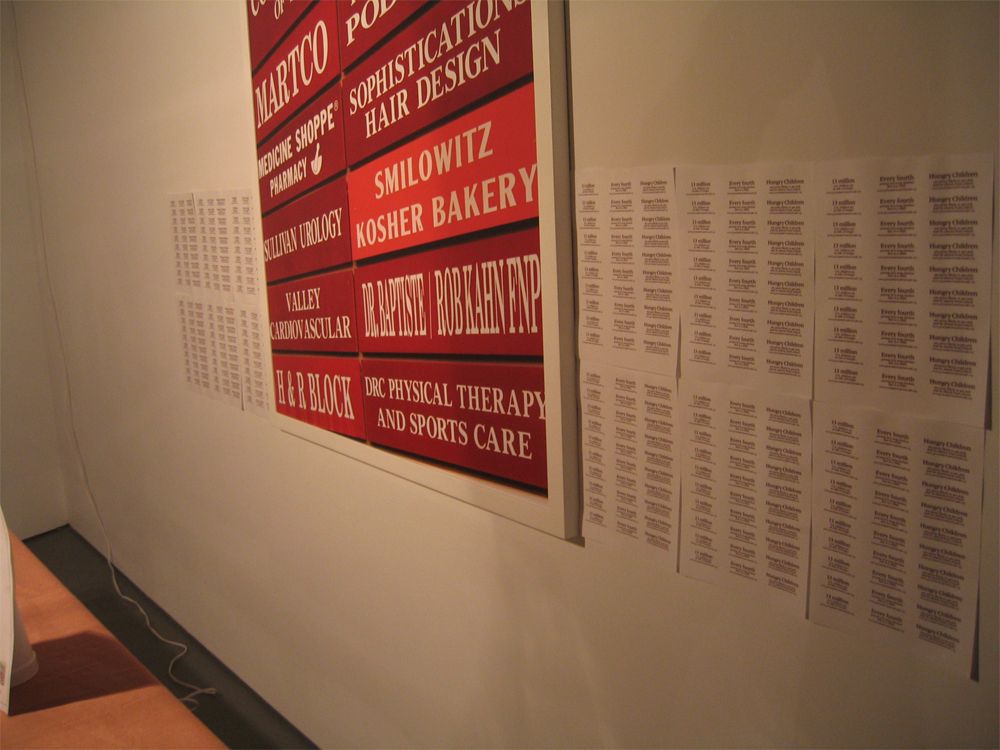 Fia Backström, In Memory of HERD INSTINCT 360º, Greene Naftali, New York, 2006