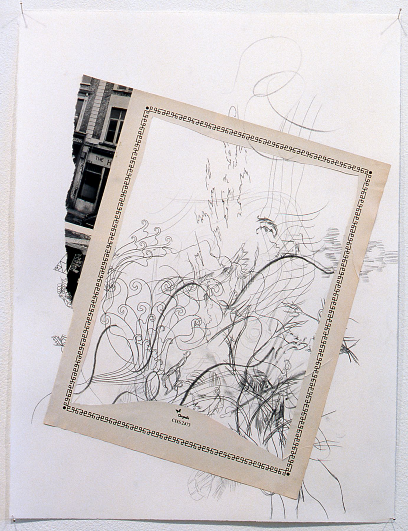 Nick Mauss, Chrysalis, 2003, Mixed media, 17 3/8 x 13 1/8 inches