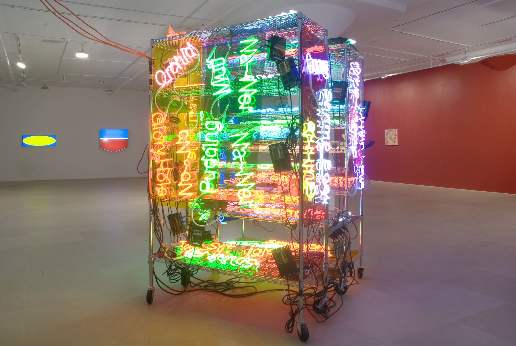 Installation view, Epileptic Seizure Comparison, Greene Naftali, New York, 2007