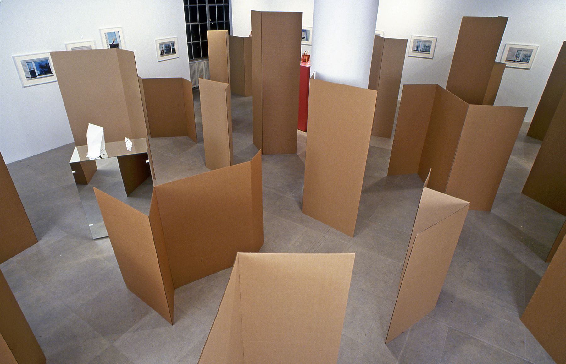 Installation view, Perth Amboy, Greene Naftali, New York, 2001
