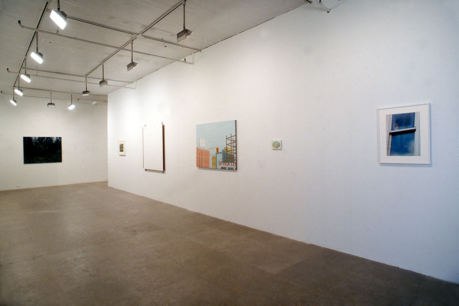 Installation view, Pictures Greene Naftali, New York, 2002