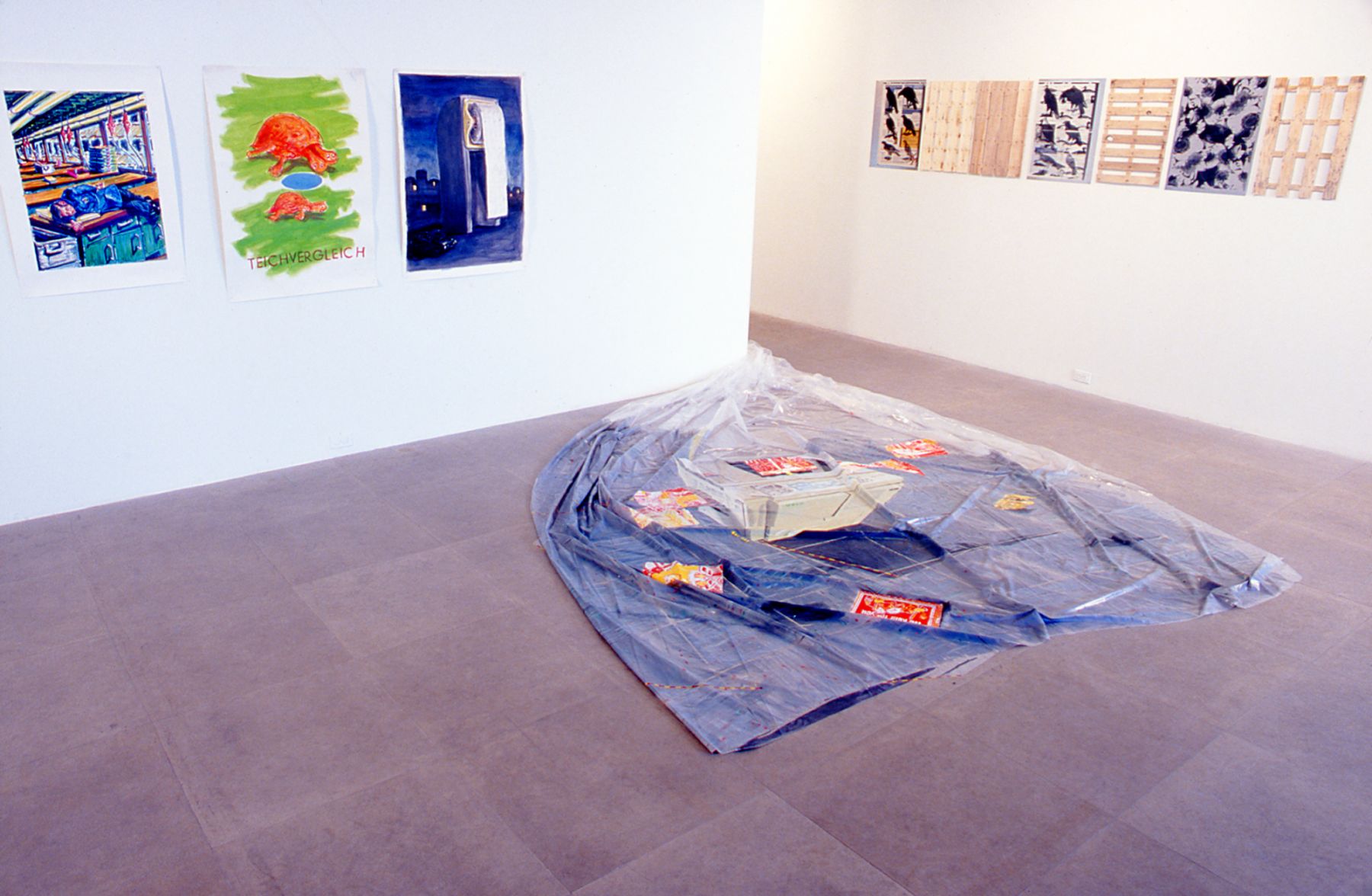 Installation view, Snowflake Office, Greene Naftali, New York, 2001