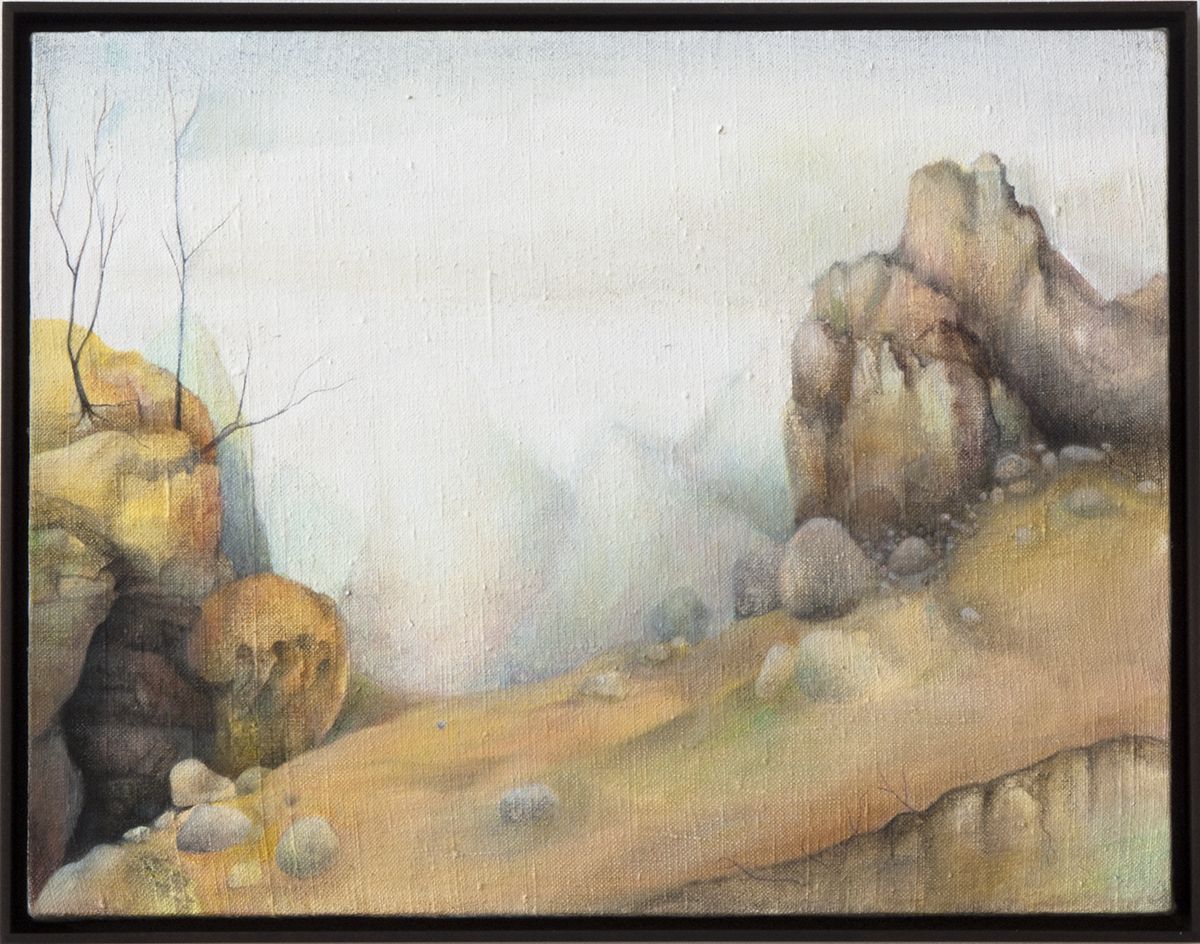 Katharina Wulff Landscape for Happy Witches, 2008 Oil on canvas 13 3/4 x 17 3/4 inches (34.9 x 45.1 cm)