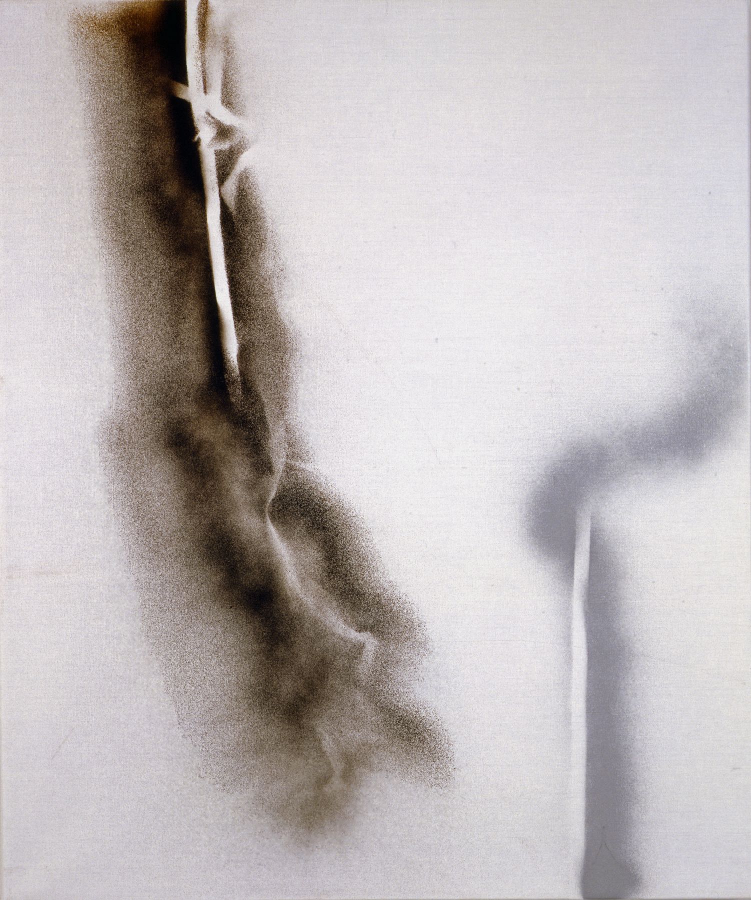 Untitled, 2005, Laquer on canvas, 35 1/2 x 29 1/2 inches