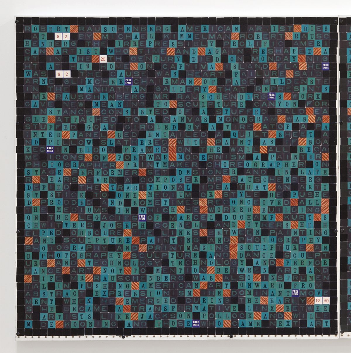 Allen Ruppersberg, Rauschenberg, 2014 (detail)
