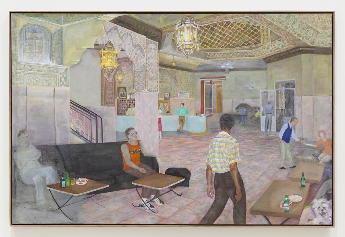 Katharina Wulff Untitled, 2016 Oil on canvas 61 7/8 x 93 1/2 inches (157.2 x 237.5 cm) Frame: 63 1/4 x 95 x 2 5/8 inches (160.7 x 241.3 x 6.7 cm)