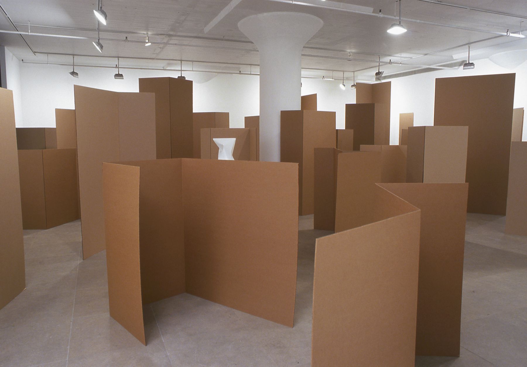 Installation view, Perth Amboy, Greene Naftali, New York, 2001
