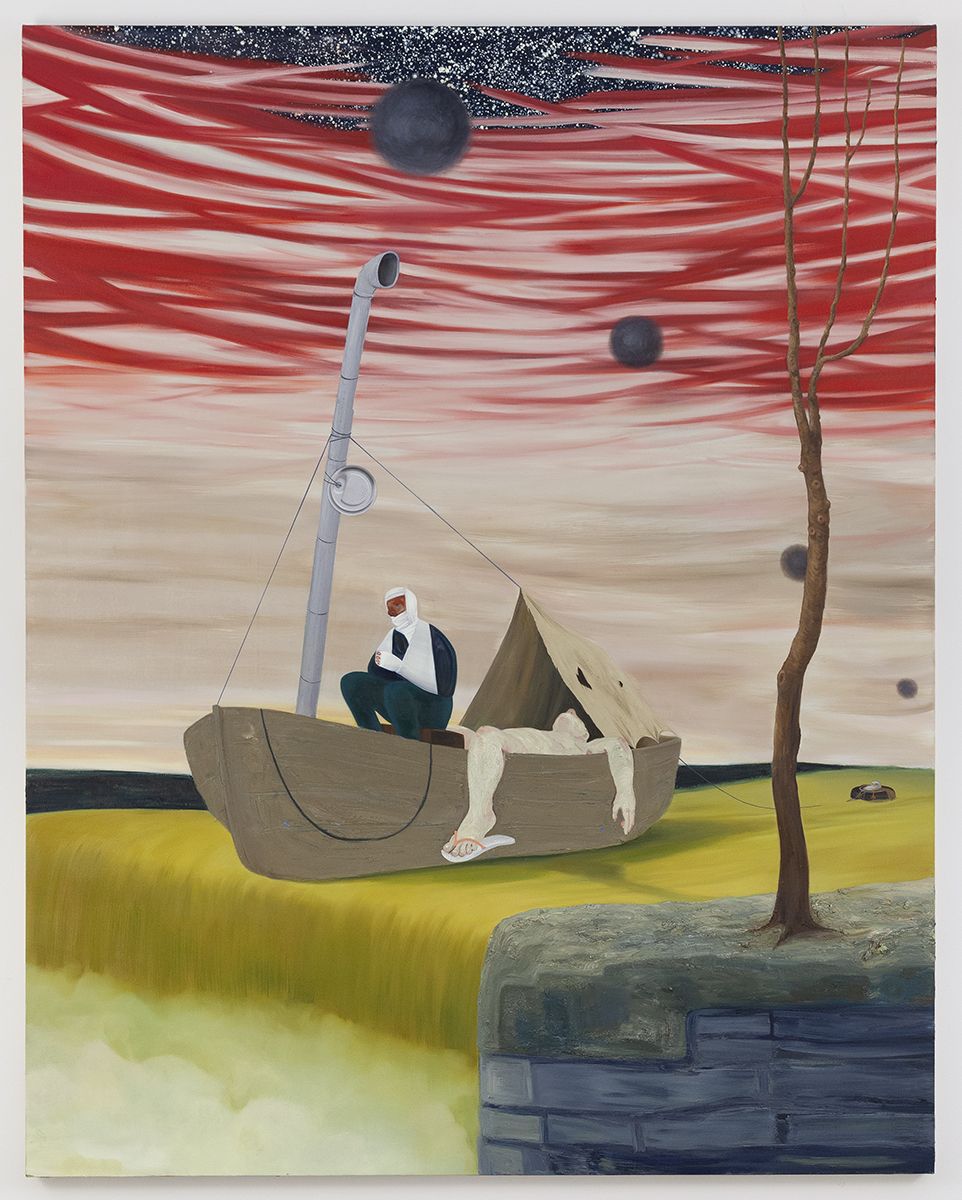 Nicole Eisenman T.B.T., 2018 70 x 48 inches (177.8 x 121.9 cm)