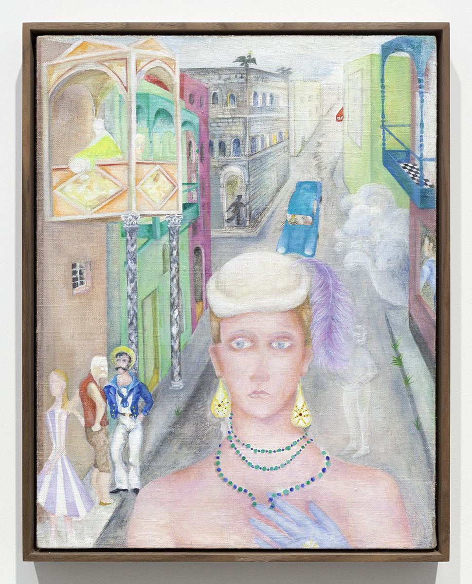 Katharina Wulff Untitled, 2013 Oil on canvas 17 3/4 x 13 3/4 inches (45 x 35 cm) Frame: 18 5/8 x 14 11/16 x 1 3/4 inches (47.3 x 37.3 x 4.4 cm)