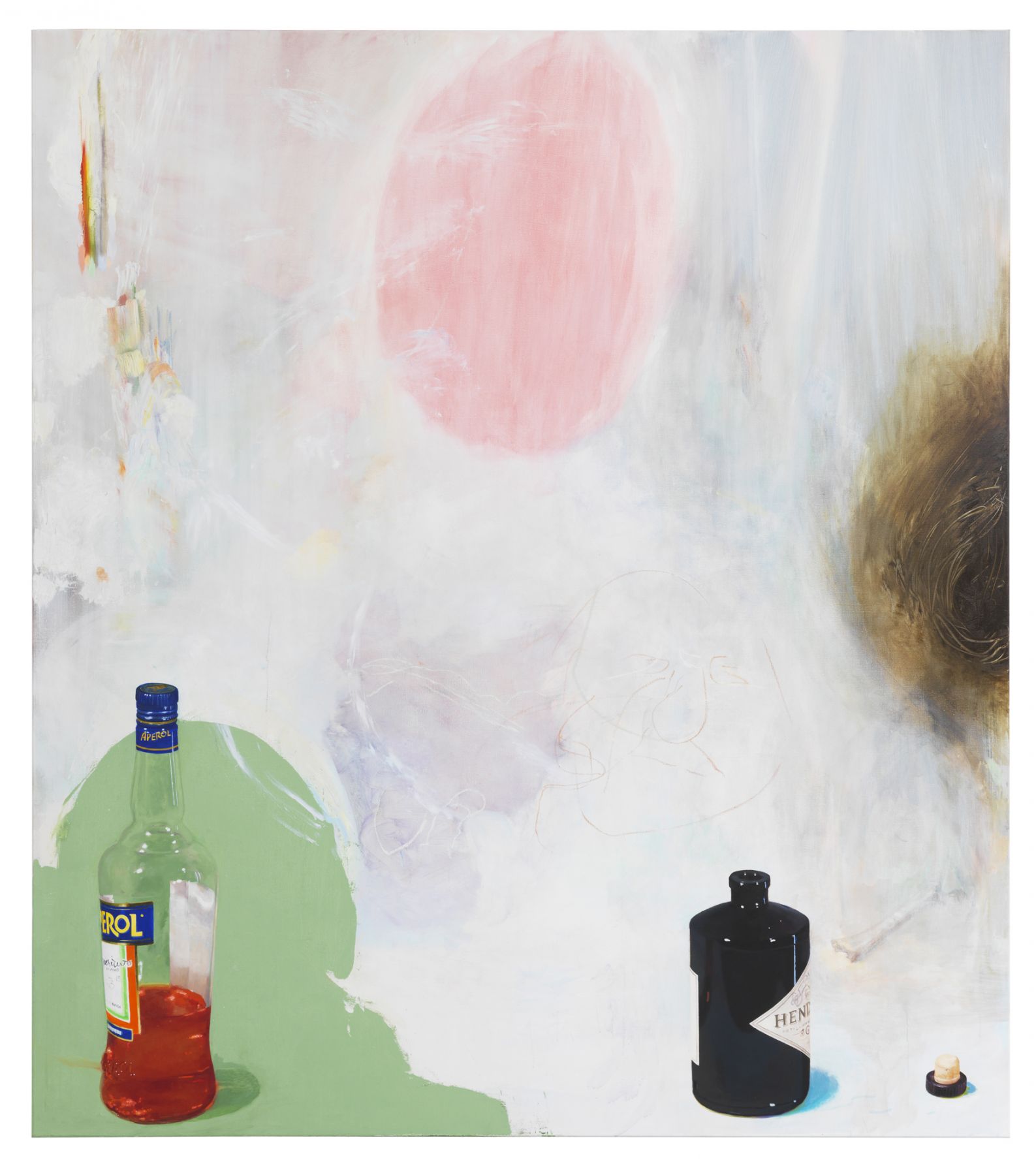 L, 2014 oil on canvas 98 1/2 x 86 1/2 x 1 3/4 inches