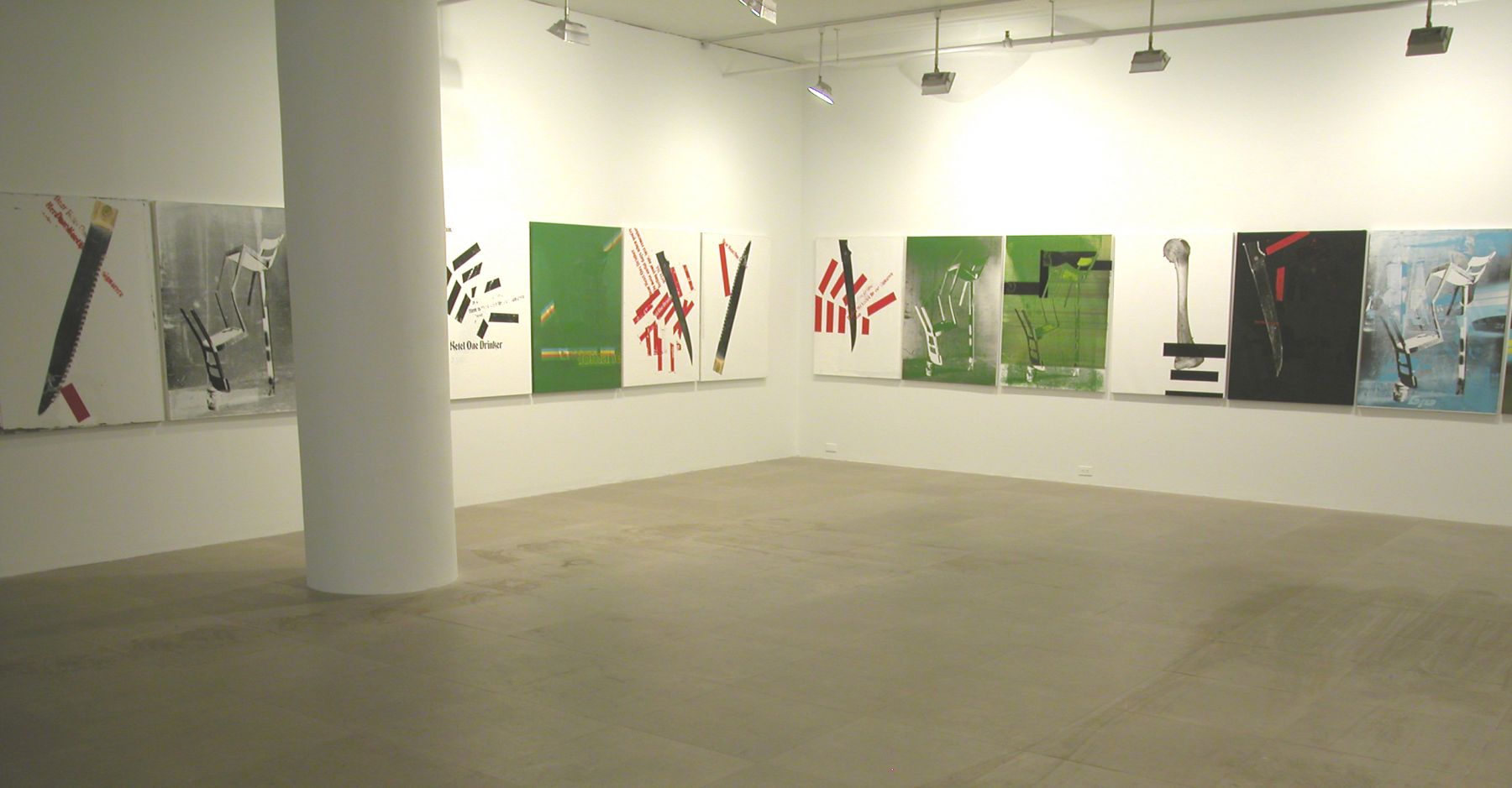Installation view, The Failever of Judgement Part III, Greene Naftali, New York, 2005