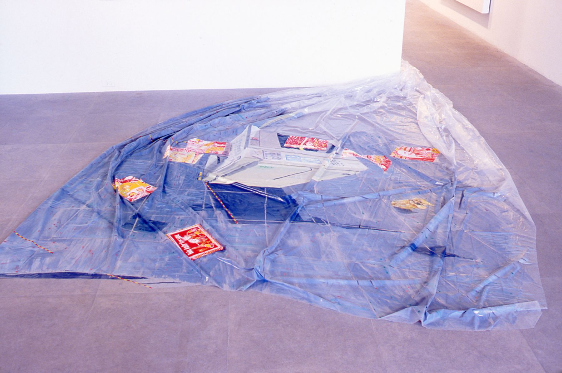 Dierk Schmidt & Andreas Siekmann, Reeducation 1, Reeducation 2, Reeducation For You, 1999, acrylic on plastic, photographs, plasticine figures, Dimensions variable