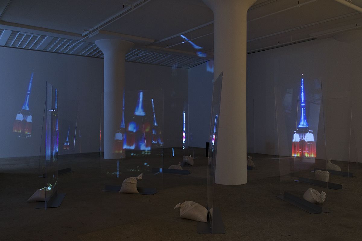 Installation view, Greene Naftali Gallery, 2015